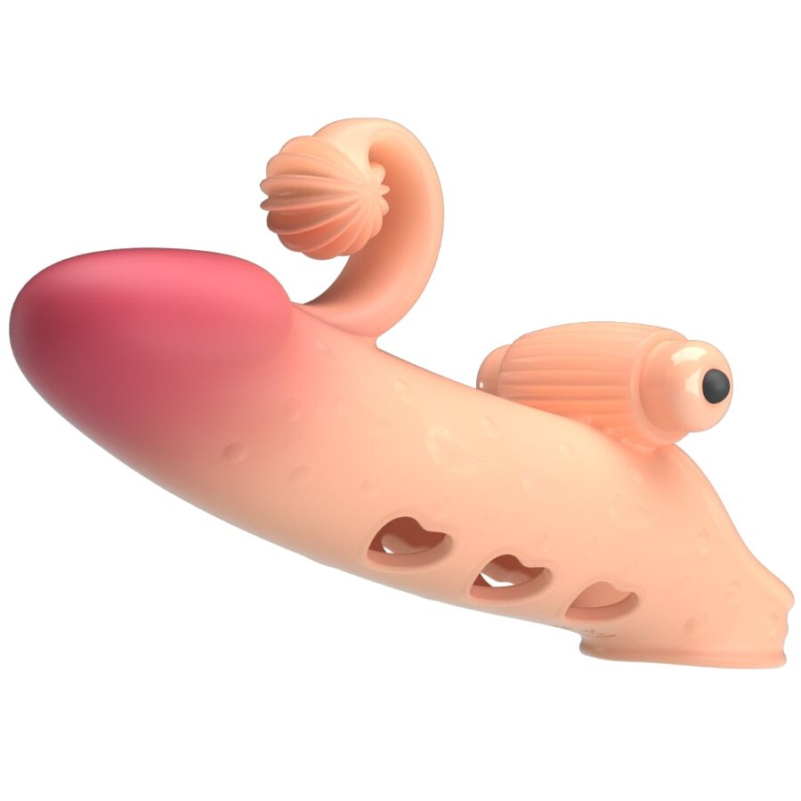 ROMANTIKA - VIBRACIJSKI ROKAV ZA PENIS NARAVNI