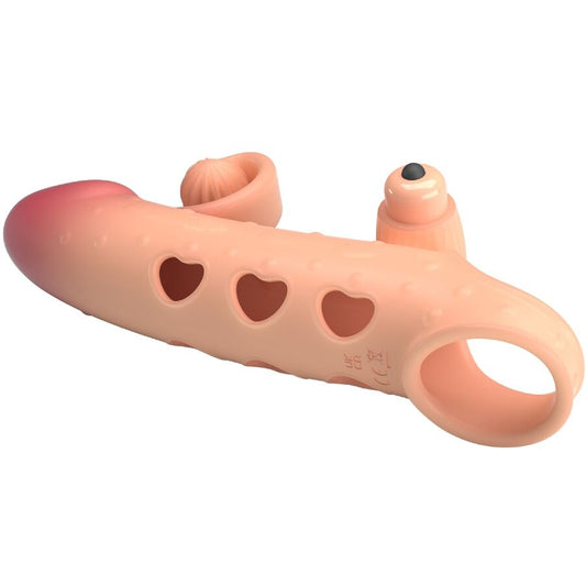 ROMANTIKA - VIBRACIJSKI ROKAV ZA PENIS NARAVNI