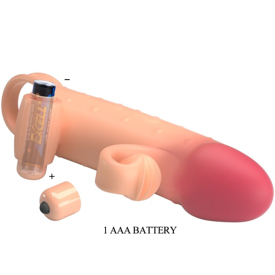 ROMANTIKA - VIBRACIJSKI ROKAV ZA PENIS NARAVNI