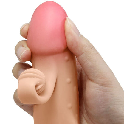 ROMANTIKA - VIBRACIJSKI ROKAV ZA PENIS NARAVNI