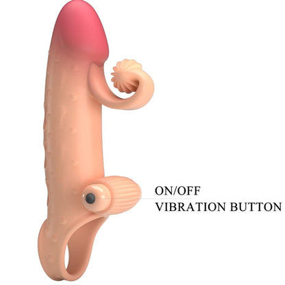 ROMANTIKA - VIBRACIJSKI ROKAV ZA PENIS NARAVNI