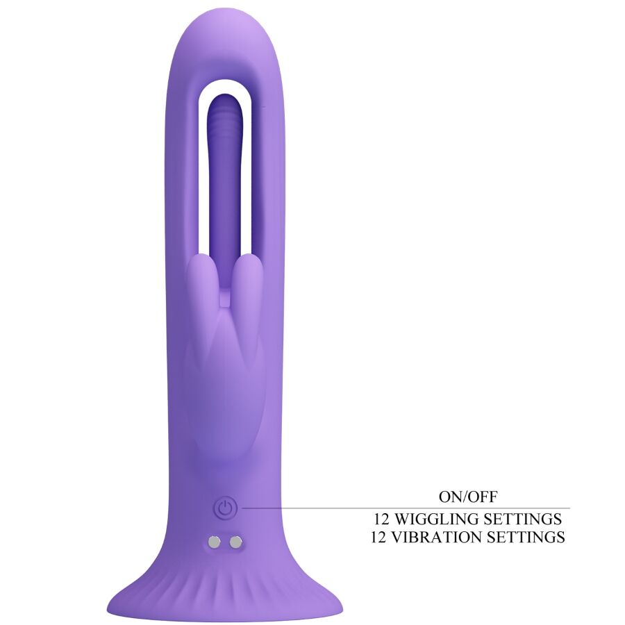 Rabbit vibrator Pretty Love - Killmoulis, vijolična