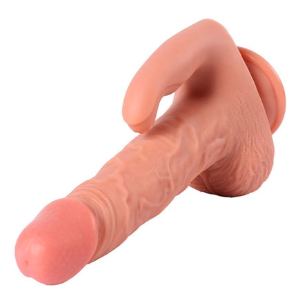 SHEQU - HAYDEN DILDO AND CLITORIS STIMULATOR WITH VIBRATION AND REMOTE CONTROL 16 CM