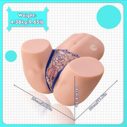 XISE - MAYA SUCKING REALISTIC VAGINA AND ANUS MASTURBATOR WITH VIBRATION AND SUCTION 4.5 KG