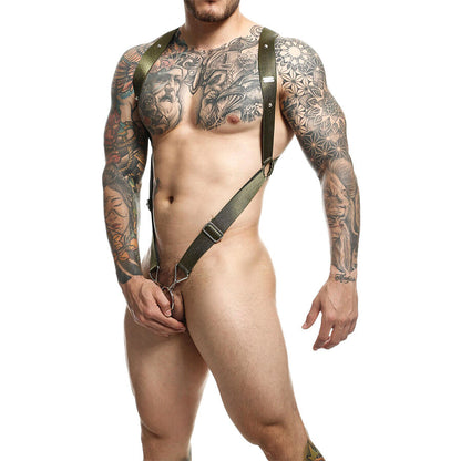 MOB - DNGEON CROSS BACK HARNESS GREEN ONE SIZE