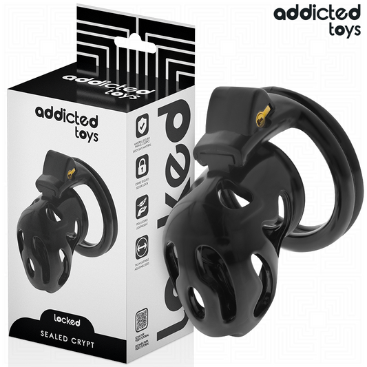 ADDICTED TOYS LOCKED - SEALED CRYPT PENIS CAGE 8 CM
