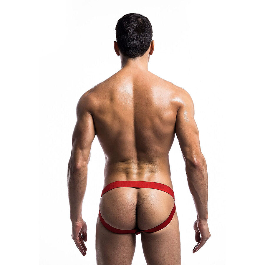 MOB - FETISH JOCKSTRAP SWIMSUIT RED SIZE L