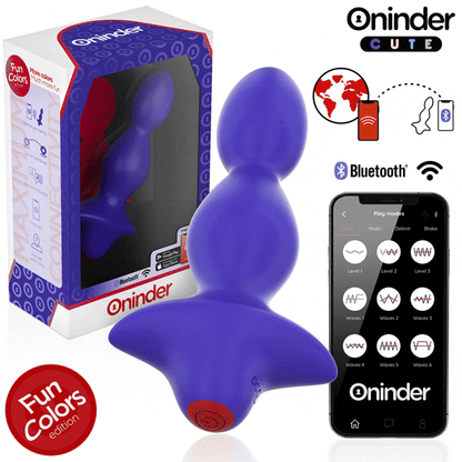 ONINDER CUTE - LOVE BUTT VIBRATING ANAL PLUG DILATOR - FREE WORLDWIDE APP