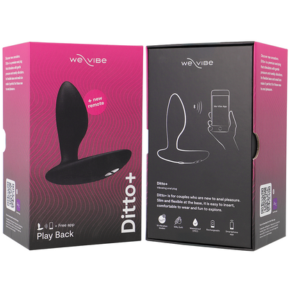 WE-VIBE - VEKTOR+ ČRNA MASAŽNA NAPRAVA ZA PROSTATO