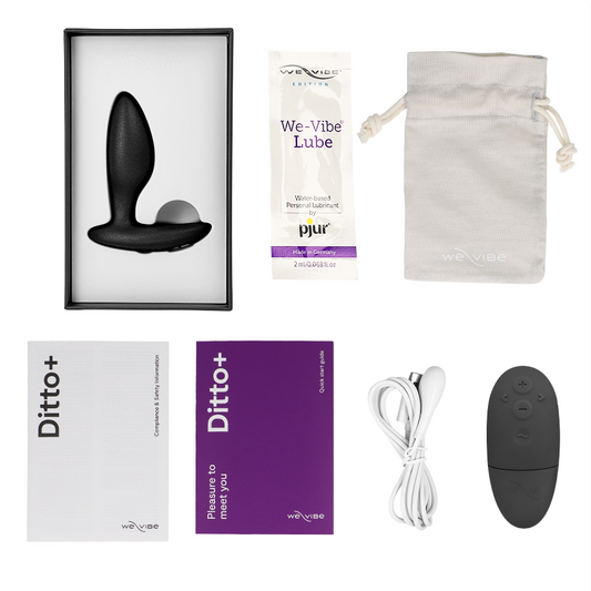 WE-VIBE - VEKTOR+ ČRNA MASAŽNA NAPRAVA ZA PROSTATO