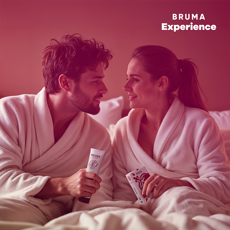 BRUMA XPERIENCE - SWEET GUM TEMPTATION KIT WITH ORGASM ENHANCER