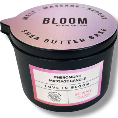 EYE OF LOVE - BLOOM MASSAGE CANDLE SATIVA SUNNY DAZE 150 ML
