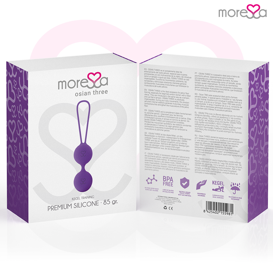 MORESSA - OSIAN THREE PREMIUM LILAC SILICONE