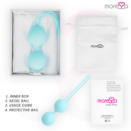 MORESSA - OSIAN THREE PREMIUM TURQUOISE SILICONE