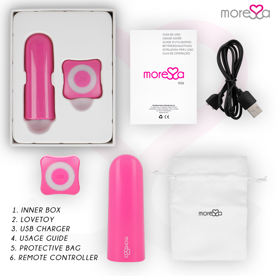 Bullet vibrator MORESSA - Nix, roza