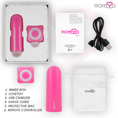 Bullet vibrator MORESSA - Nix, roza