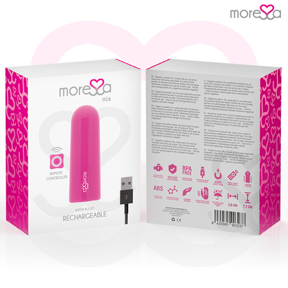 Bullet vibrator MORESSA - Nix, roza
