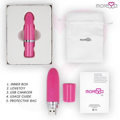 Bullet vibrator MORESSA - Ivy, roza