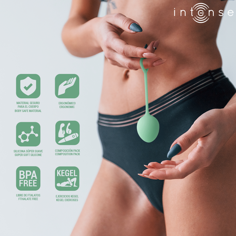 INTENSE - CHARLI KEGEL BALL KIT LIGHT JADE GREEN