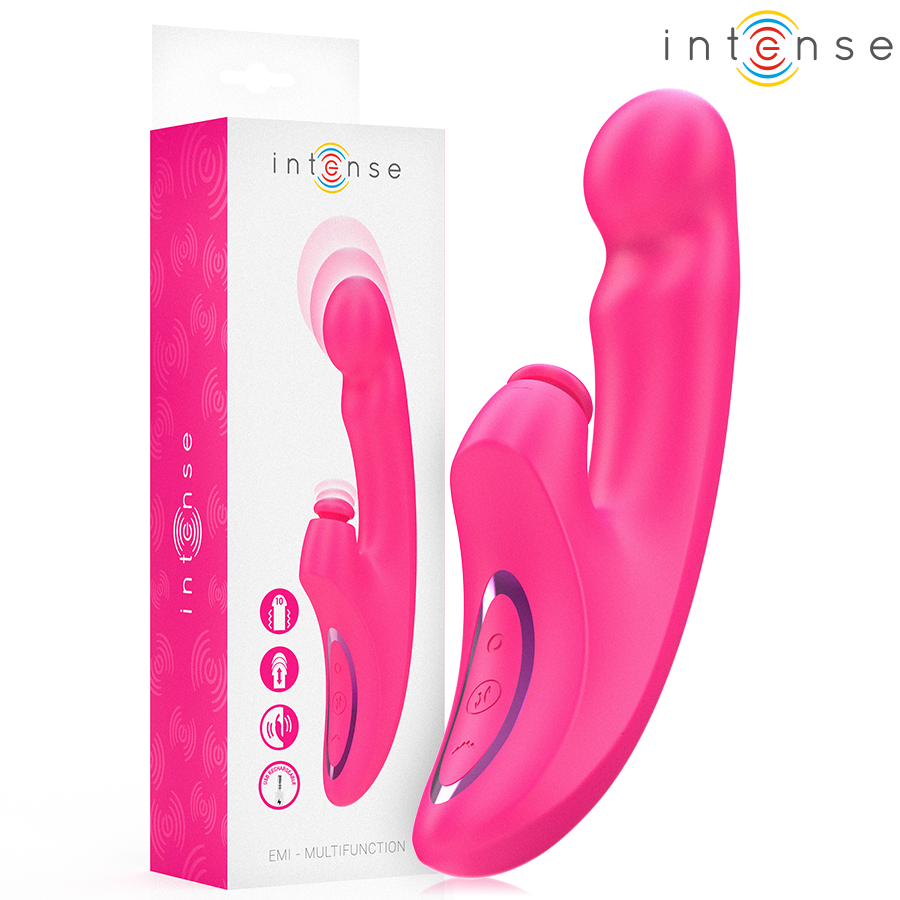 Rabbit vibrator Intense Emi, roza