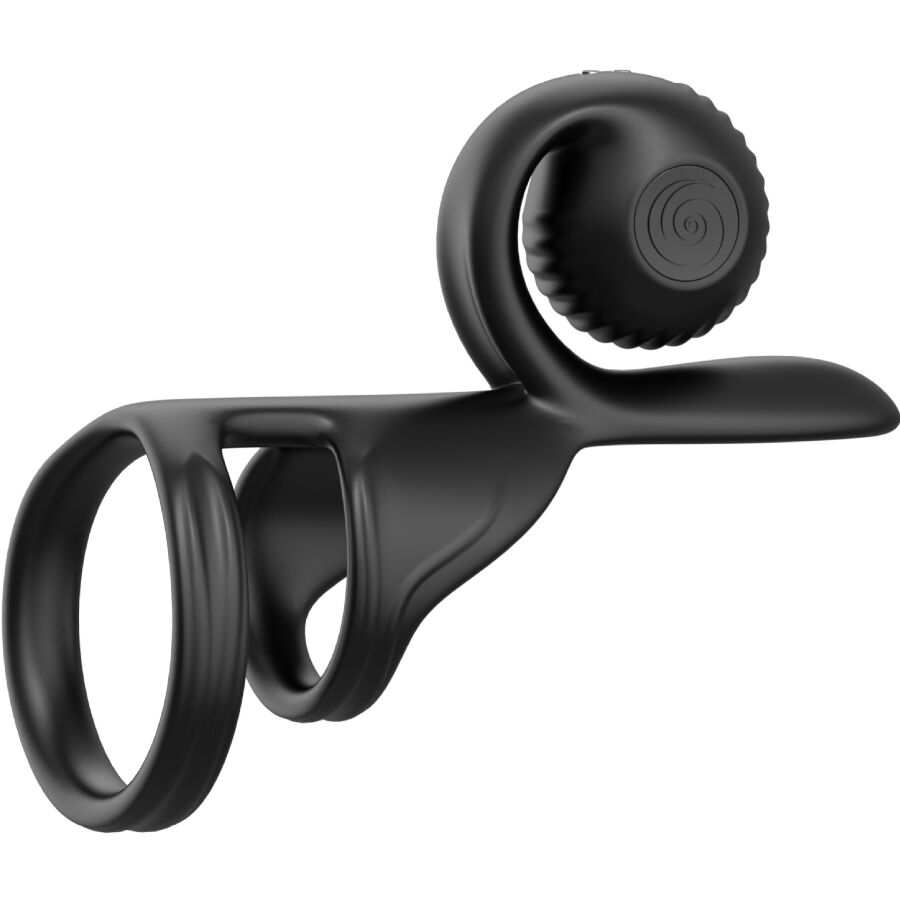Vibrator za pare Snail Vibe Jovi Ring, črna