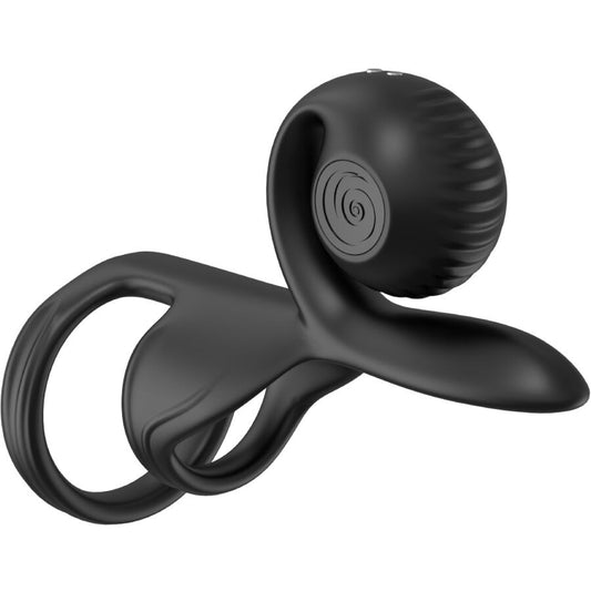 Vibrator za pare Snail Vibe Jovi Ring, črna