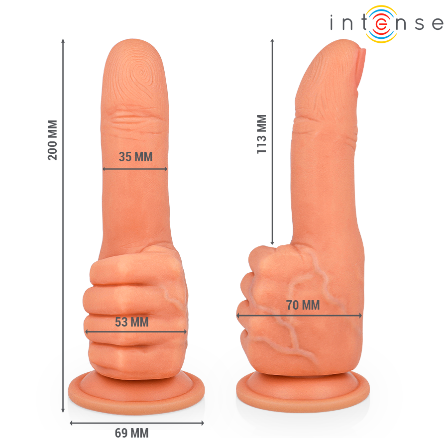 Dildo Thumbs Up Intense Bender, 11.3 cm