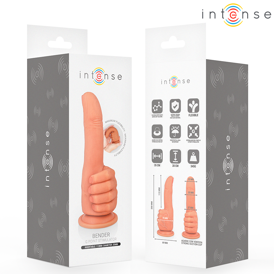 Dildo Thumbs Up Intense Bender, 11.3 cm