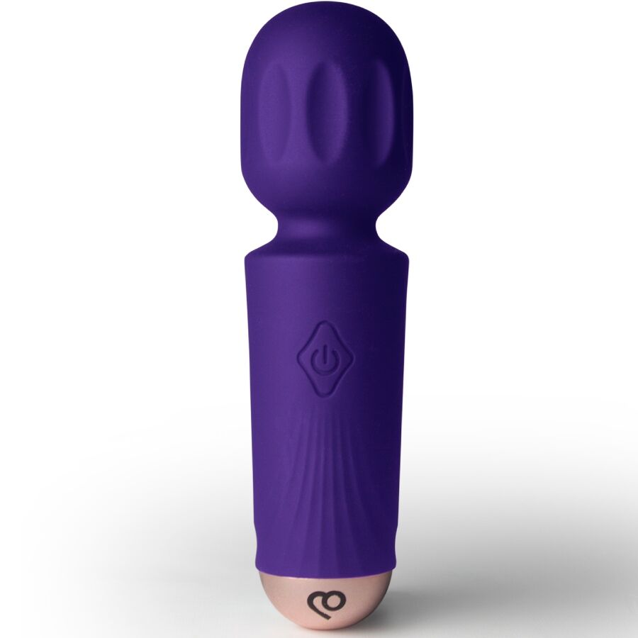 ROCKS-OFF - MINI RECHARGEABLE WAND 16 FUNCTIONS BLACK TULIP