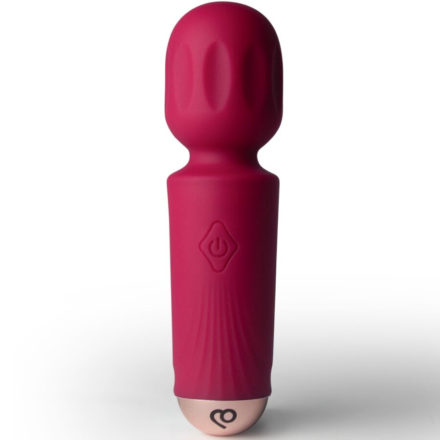 ROCKS-OFF - MINI RECHARGEABLE WAND 16 FUNCTIONS BLACK TULIP