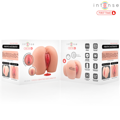 INTENSE FIRST TIME - ARIANA VIRGIN VIBRATOR MASTURBATOR WITH BLEEDING