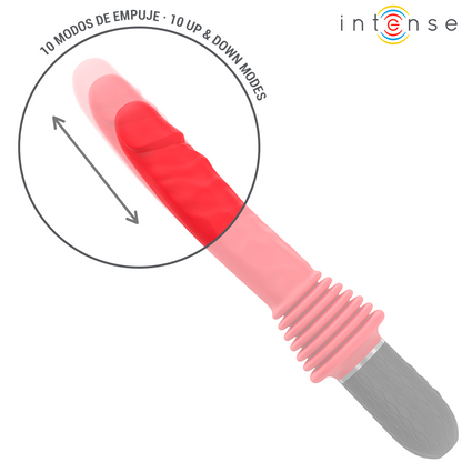 INTENSE - CYNTHIA REMOTE CONTROL THRUSTING VIBRATOR WITH HEAT