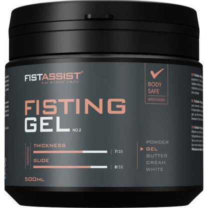 COBECO - FIST ASSIST FISTING GEL EXTRA-THICK WATER-BASED 500 ML