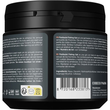 COBECO - FIST ASSIST FISTING GEL EXTRA-THICK WATER-BASED 500 ML