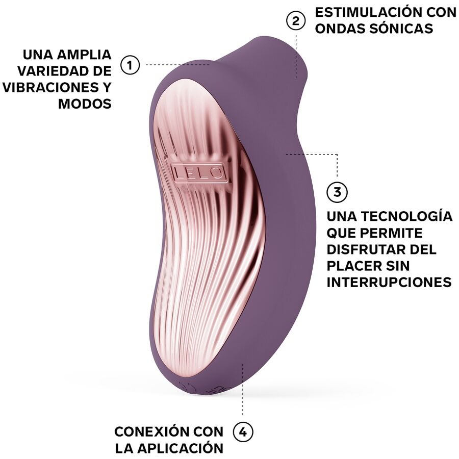 LELO - SONA 3 CRUISE SONIC CLITORAL MASSAGER BLACK