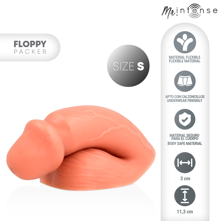 Realističen penis za vsakodnevno nošenje Mr Intense Floppy, S