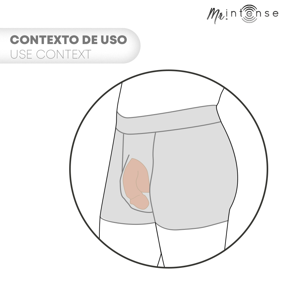 Realističen penis za vsakodnevno nošenje Mr Intense Floppy, L