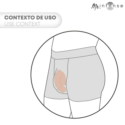 Realističen penis za vsakodnevno nošenje Mr Intense Floppy, L