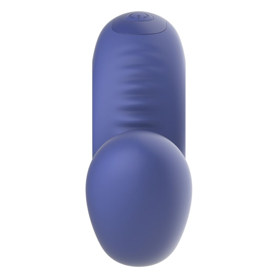 Vibrator za dvojno stimulacijo G-točke in klitorisa Snail Vibe Gizi Lite, modra