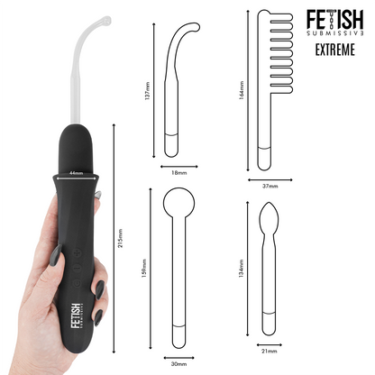 Elektrostimulacijska palica Fetish Submissive Electro Wand Vibrator