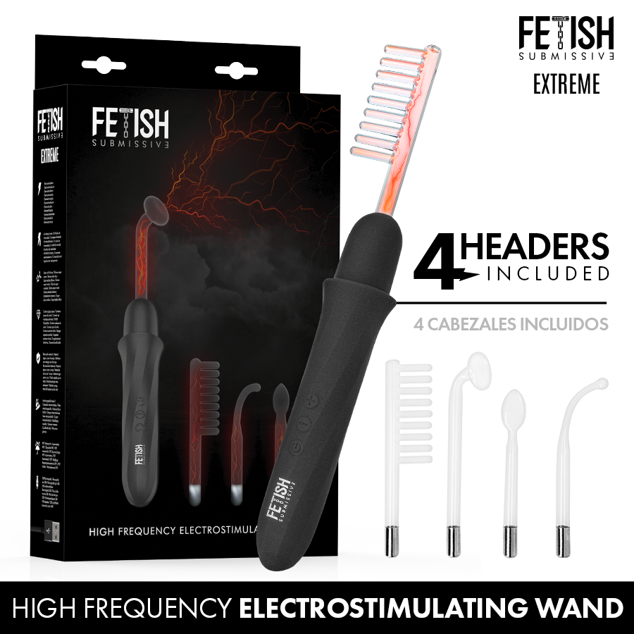 Elektrostimulacijska palica Fetish Submissive Electro Wand Vibrator