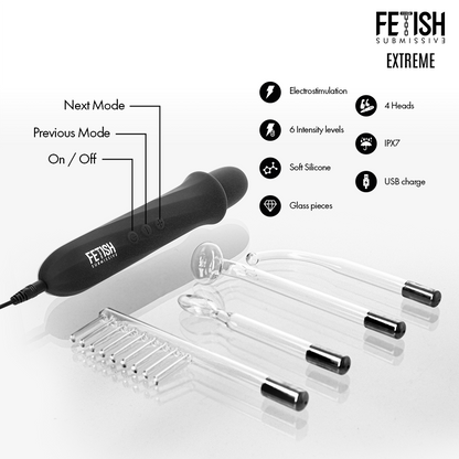Elektrostimulacijska palica Fetish Submissive Electro Wand Vibrator