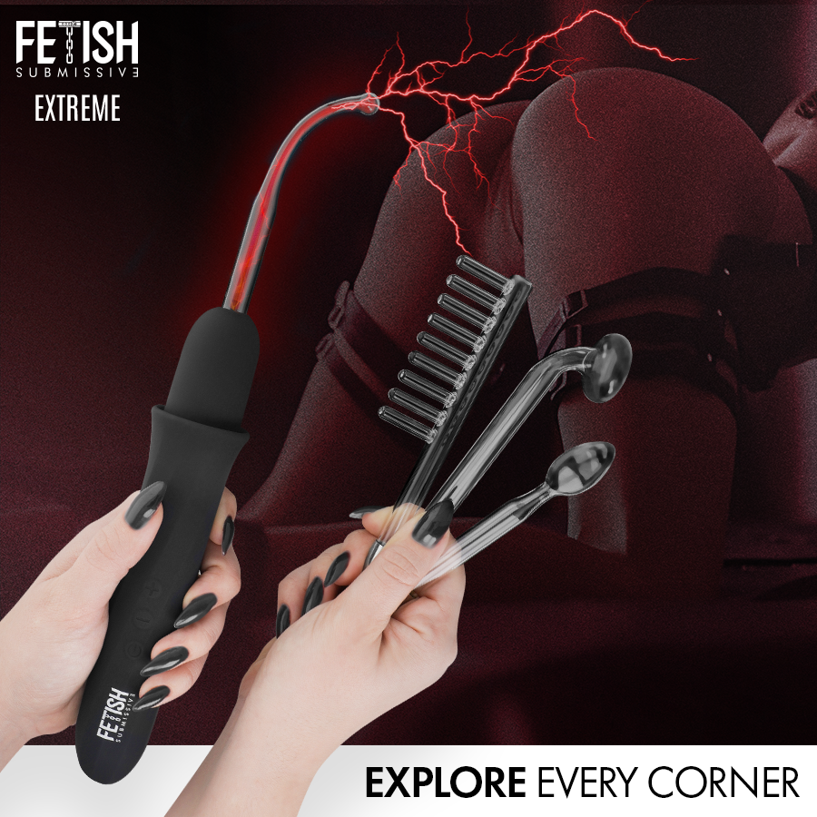 Elektrostimulacijska palica Fetish Submissive Electro Wand Vibrator