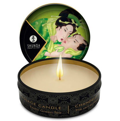 SHUNGA - MINI CARESS BY CANDLELIGHT DISPLAY MASSAGE CANDLES 24 UNITS