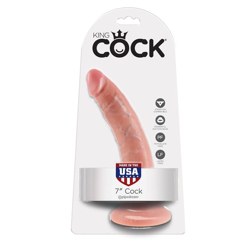 KING COCK - 7 DILDO MESO 17,8 CM