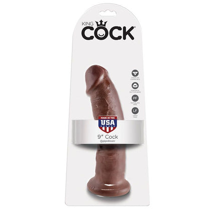 KING COCK - 9 DILDO RJAVI 22,9 CM