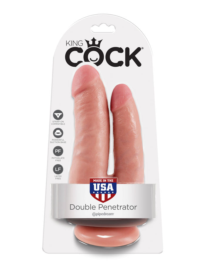 KING COCK - DVOJNI PENETRATOR MESO