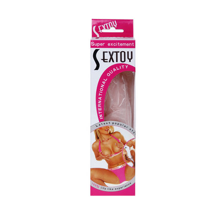 BAILE - REALISTIČEN SILIKONSKI DILDO NA DOTIK KOŽE 19 CM NAKLJUČNA BARVA ŠKATLE