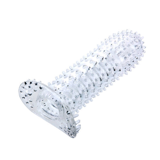 BAILE - NOŽNICA ZA PENIS S STIMULATIVNIMI TOČKAMI VIJOLIČNA 14 CM