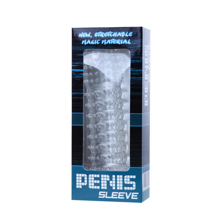 BAILE - NOŽNICA ZA PENIS S STIMULATIVNIMI TOČKAMI VIJOLIČNA 14 CM